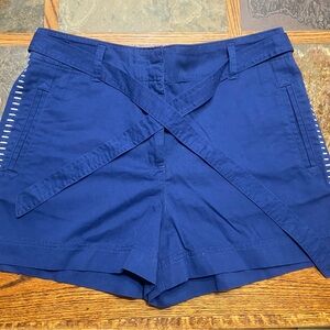 LOFT High Waist Navy Blue Women's Shorts